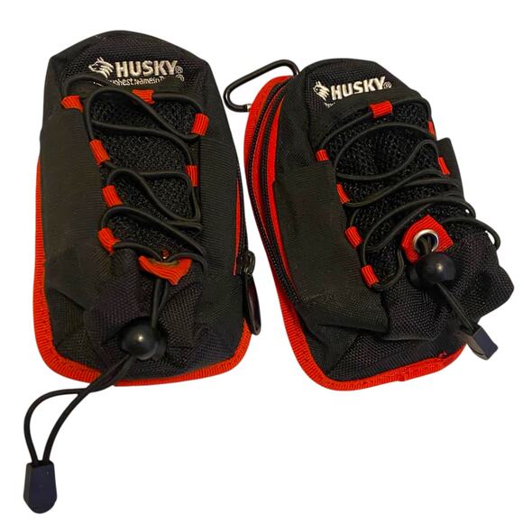 Set of TWO Husky Holdalls Mini-Mouth Bag Tool Pouch with Belt Clip - Picture 14 of 14